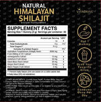 VitaDrive Natural Shilajit Gummies